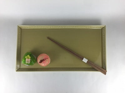 nagazara(30×15)beige　波佐見焼(j.R)
