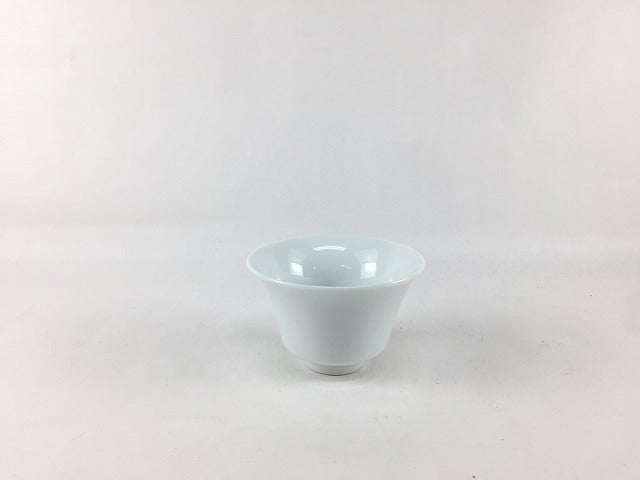 60cc小煎茶　台皿セット　白磁　有田焼(j.R)