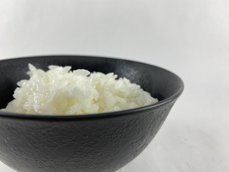 10.5cm飯碗　黒泡化粧　有田焼(j.R)