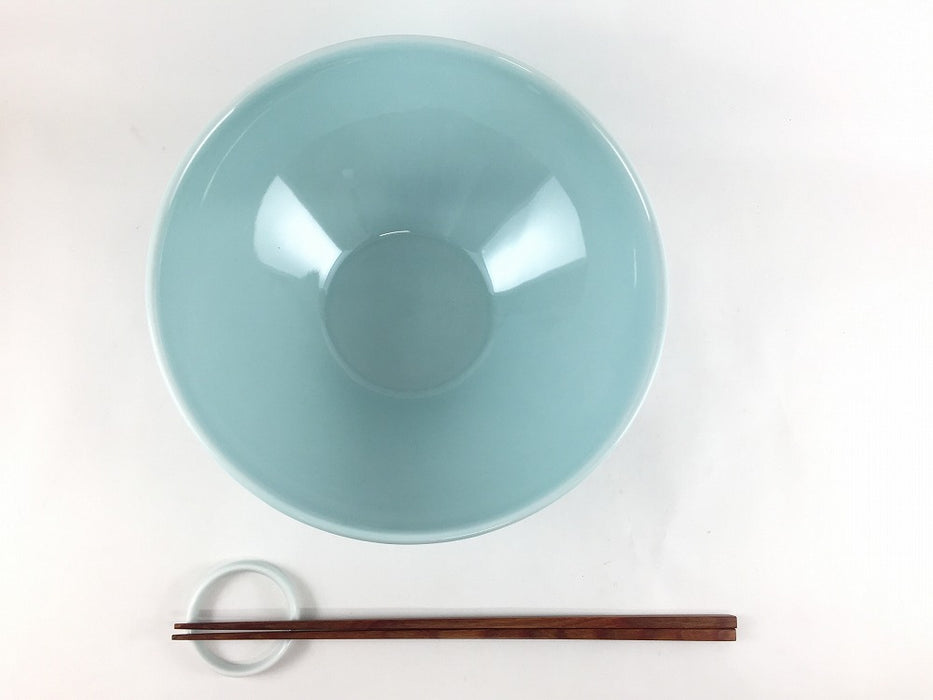 185ボウル　(青磁/ピンク)　18cm　波佐見焼(j.R)