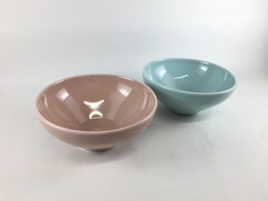 140ボウル　(青磁/ピンク)　14cm　波佐見焼(j.R)
