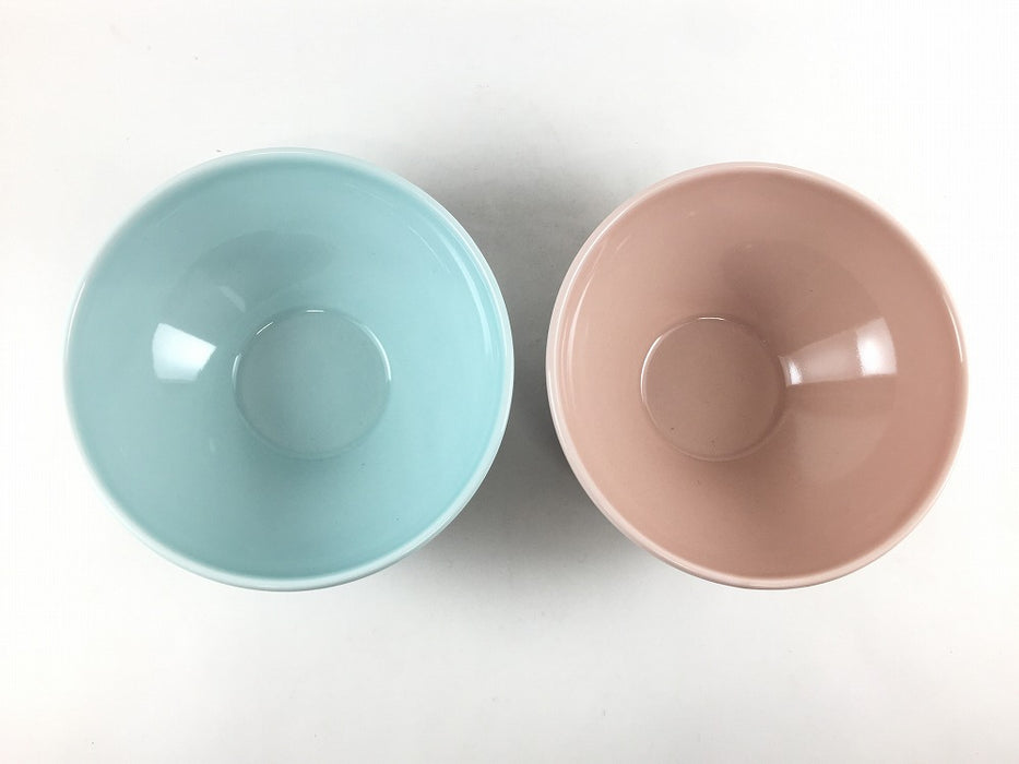 140ボウル　(青磁/ピンク)　14cm　波佐見焼(j.R)