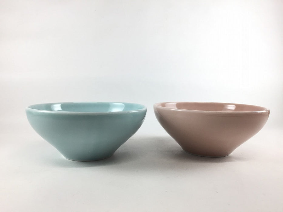 140ボウル　(青磁/ピンク)　14cm　波佐見焼(j.R)