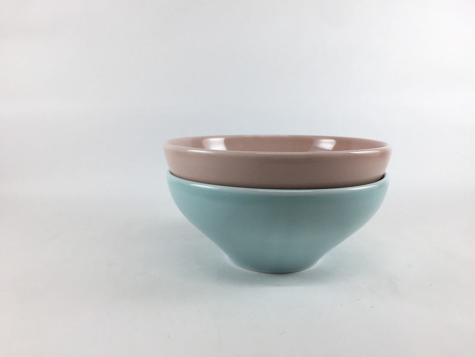 140ボウル　(青磁/ピンク)　14cm　波佐見焼(j.R)