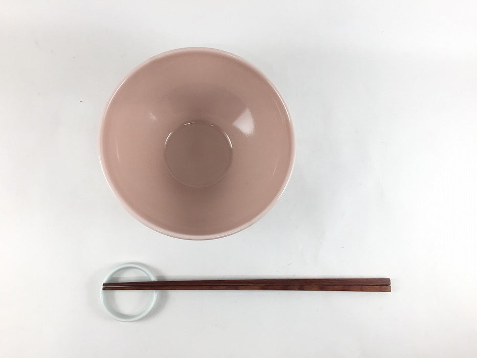 140ボウル　(青磁/ピンク)　14cm　波佐見焼(j.R)