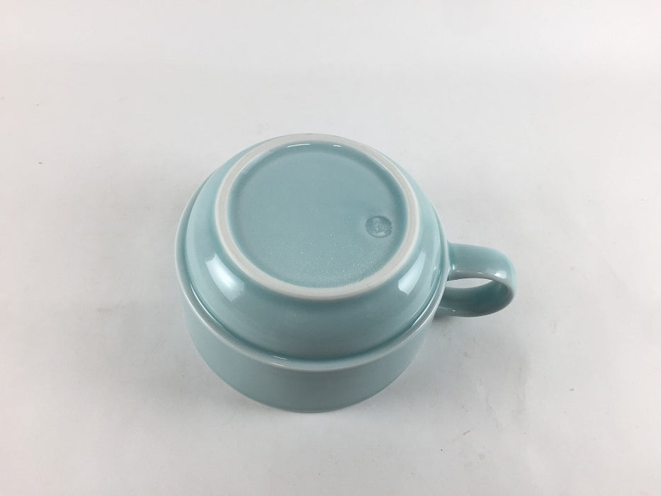 スタックスープカップ　(青磁/ピンク)　340cc　波佐見焼 (j.R)