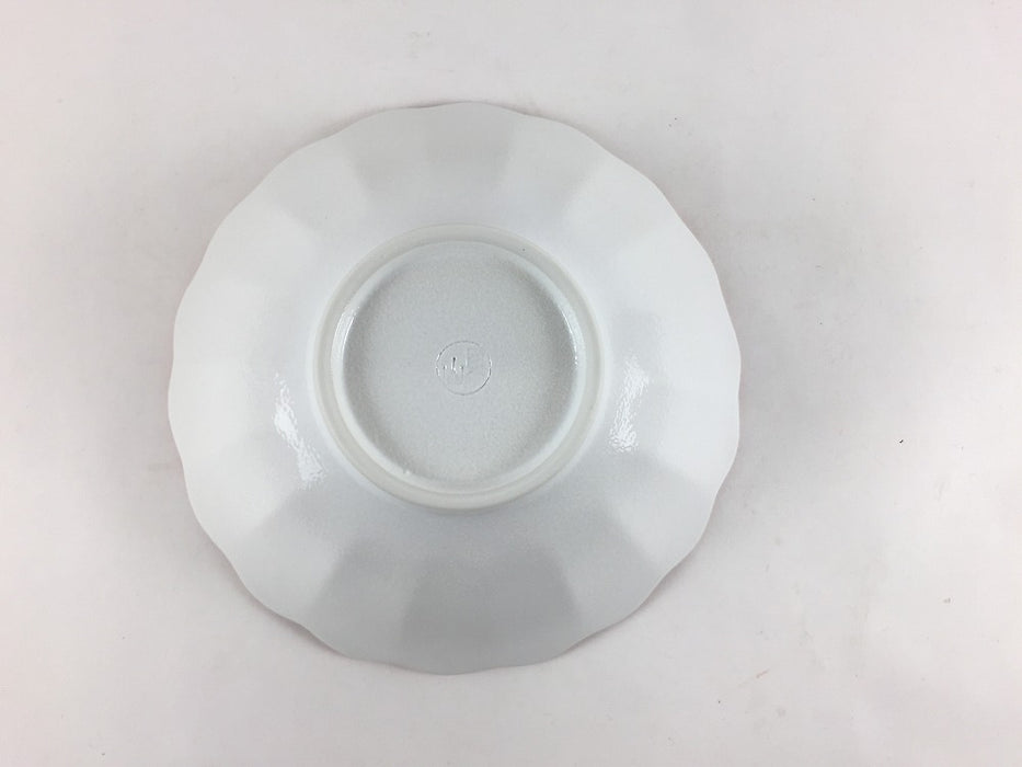 菊彫小鉢　(雲赤/銀彩)　13.5cm　有田焼　(j.R)