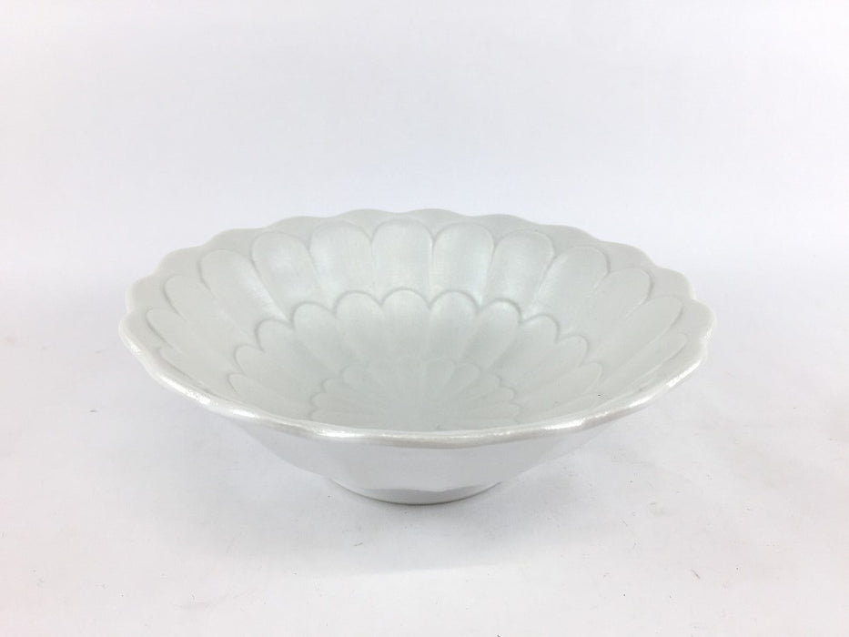 菊彫小鉢　(雲赤/銀彩)　13.5cm　有田焼　(j.R)