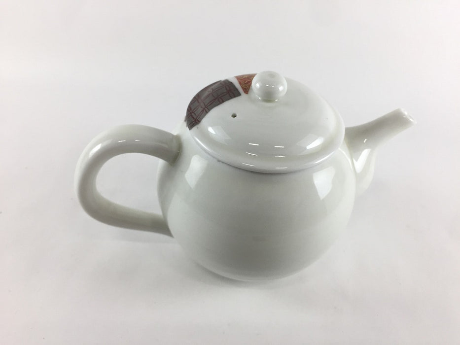 【SALE】うりポット(朱銀地紋詰)　17cm　有田焼【訳あり】