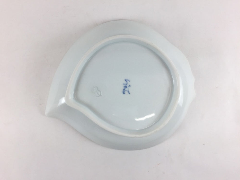 三果文　桃型銘々皿　14.5cm　吉田焼(肥前有田焼)　(j.R)