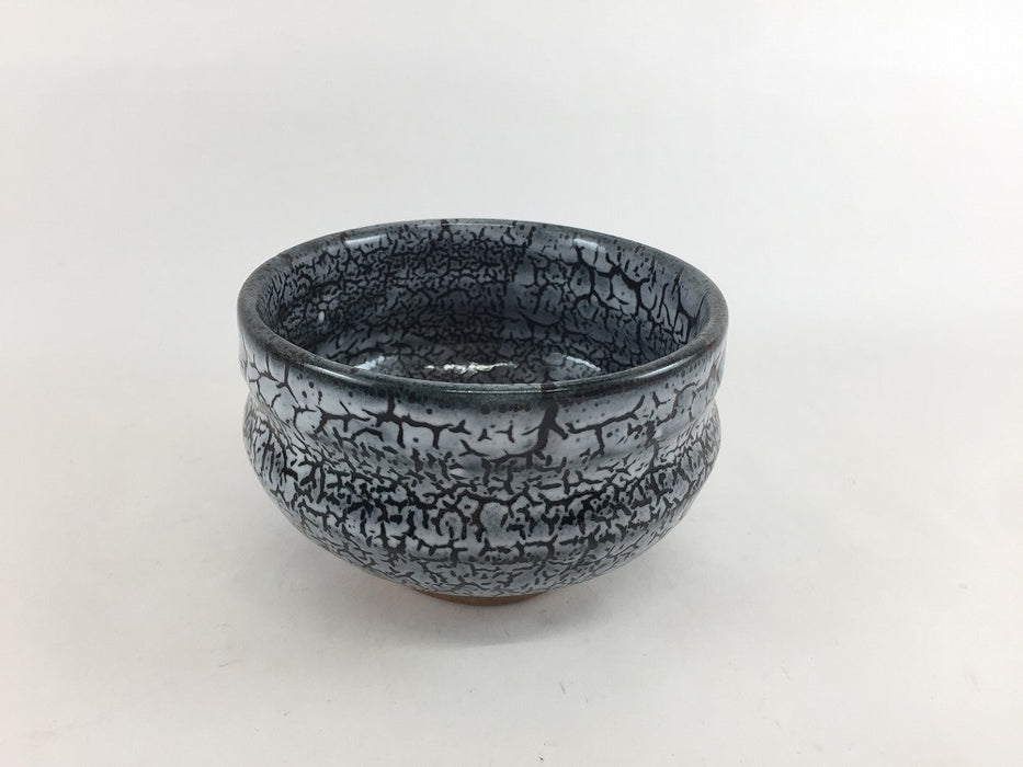 【SALE】11cm手造抹茶碗　カイラギ(青/黒)　300cc　11cm　有田焼【訳あり】
