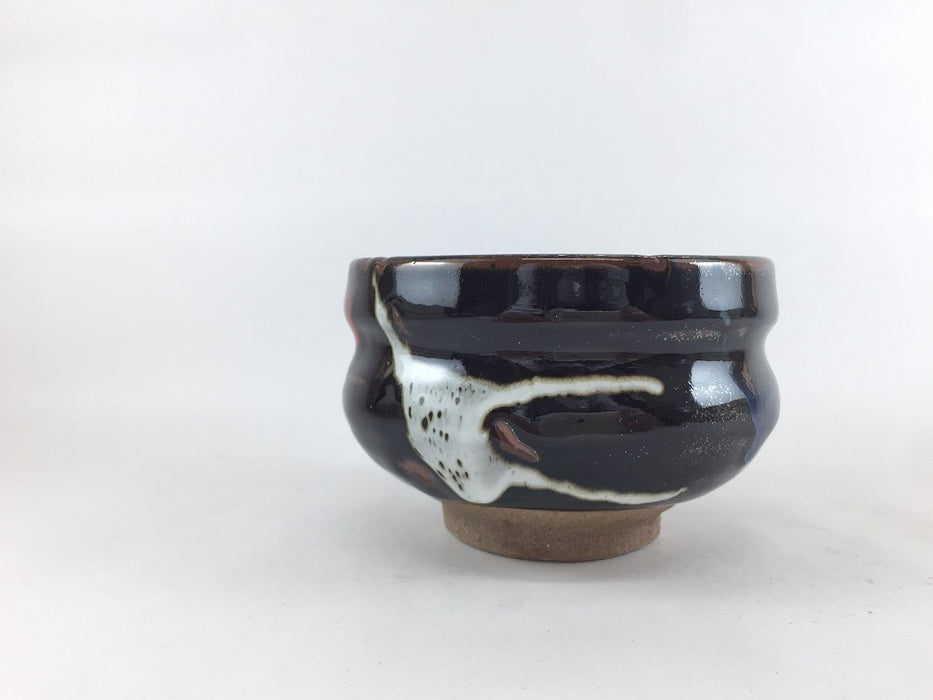 【SALE】11cm手造抹茶碗　四彩　300cc　11cm　有田焼【訳あり】