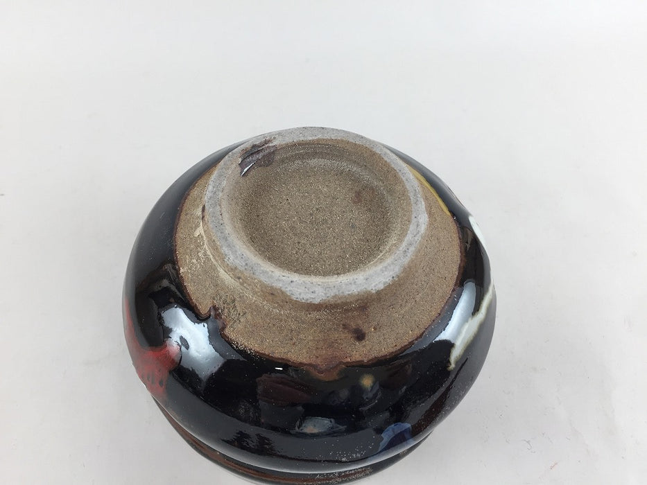 【SALE】11cm手造抹茶碗　四彩　300cc　11cm　有田焼【訳あり】