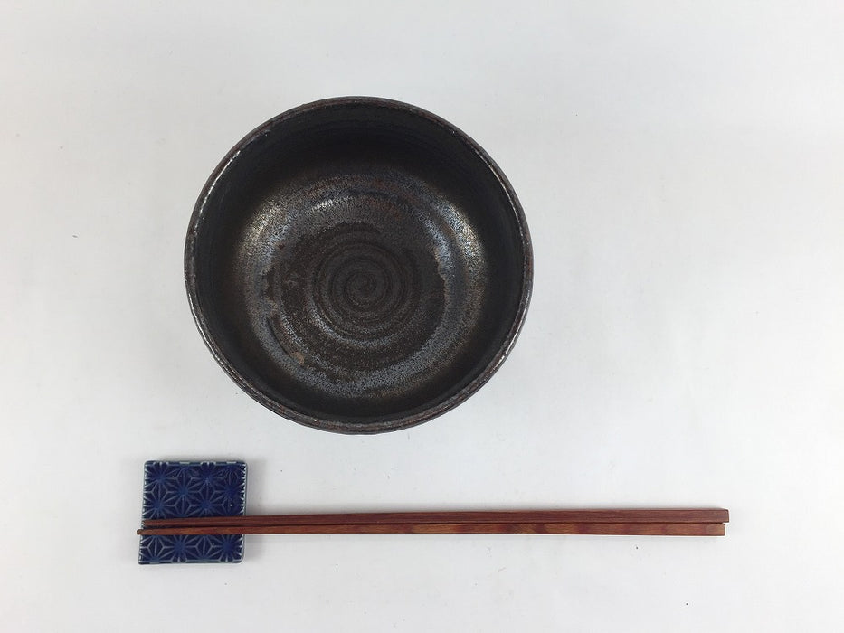 【SALE】11cm手造抹茶碗　鉄彩　300cc　11cm　有田焼【訳あり】