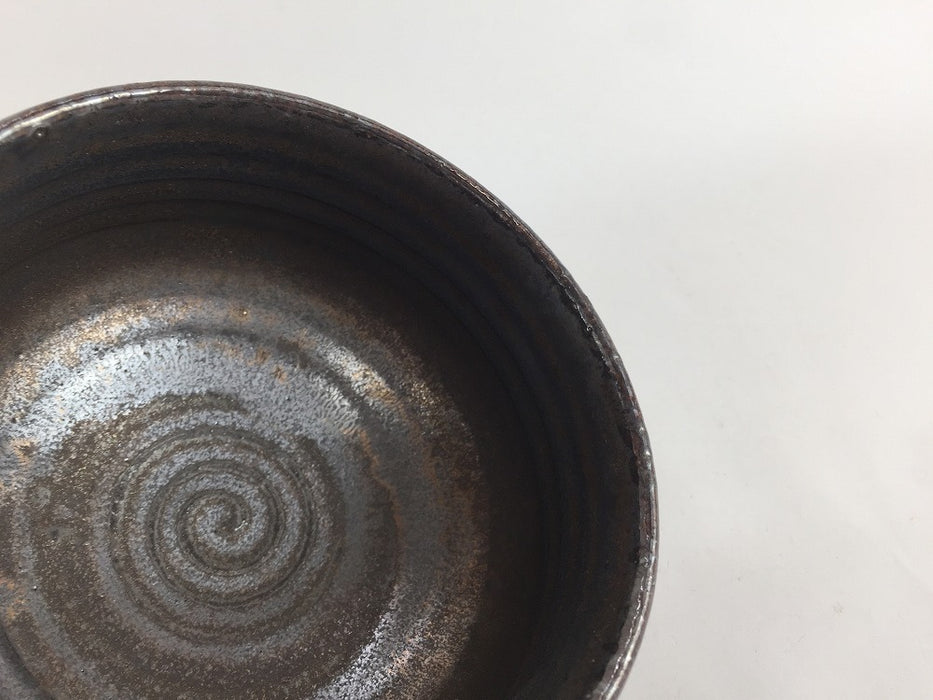 【SALE】11cm手造抹茶碗　鉄彩　300cc　11cm　有田焼【訳あり】
