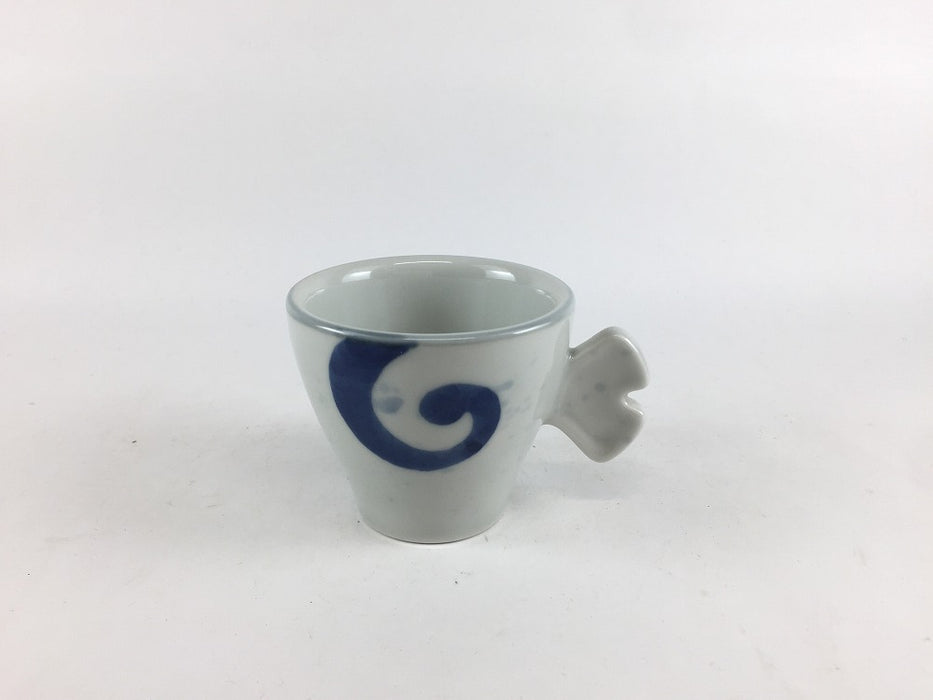 【SALE】100ccデミカップ　藍渦　6.5cm　有田焼