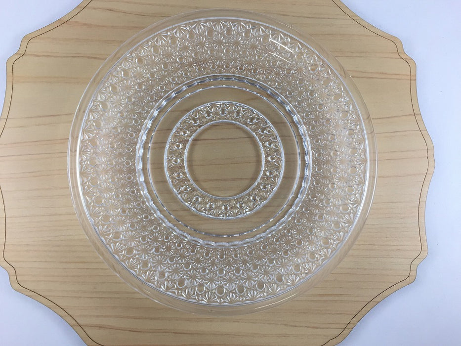 【SALE】古都切子215皿　21.5cm　日本製