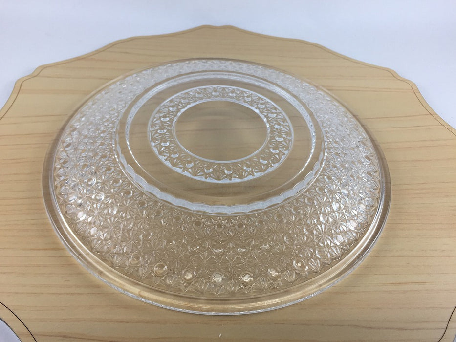 【SALE】古都切子215皿　21.5cm　日本製