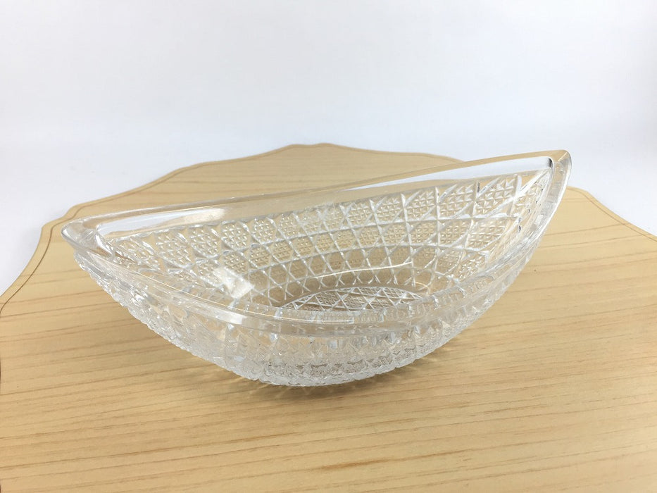 【SALE】カット舟鉢(CR)　18.5cm　日本製