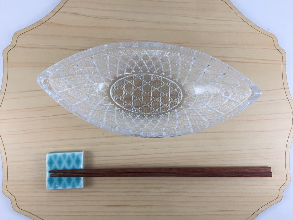【SALE】カット舟鉢(CR)　18.5cm　日本製