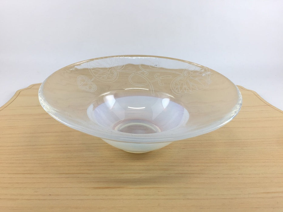 【SALE】オパール葵紋様鉢　16cm　日本製