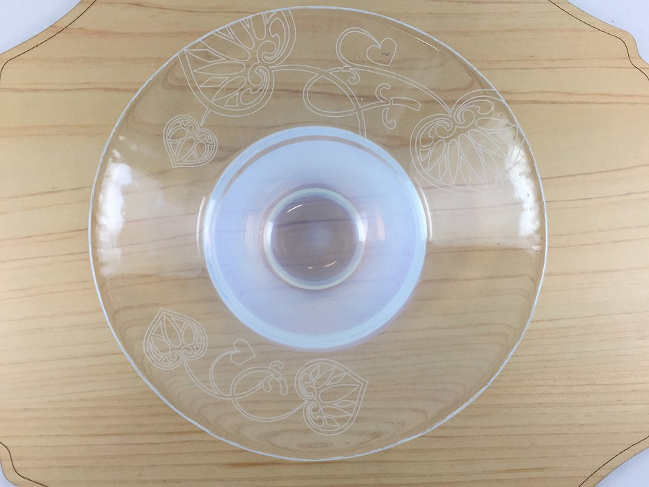 【SALE】オパール葵紋様鉢　16cm　日本製