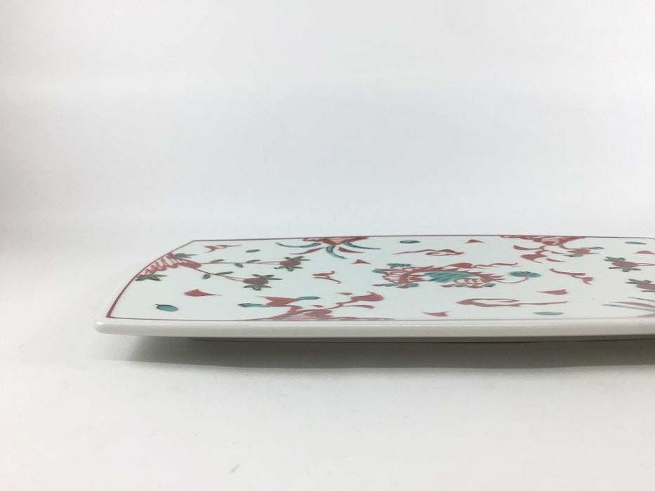 麒麟万歴　角丸プレート　24.5cm　有田焼(j.R)