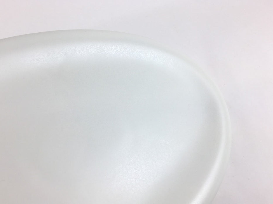 260オーバルデント　白マット　26cm　有田焼(j.R)