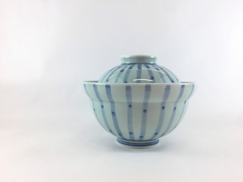 【SALE】15cm蓋丼　薄染十草　有田焼【訳あり】