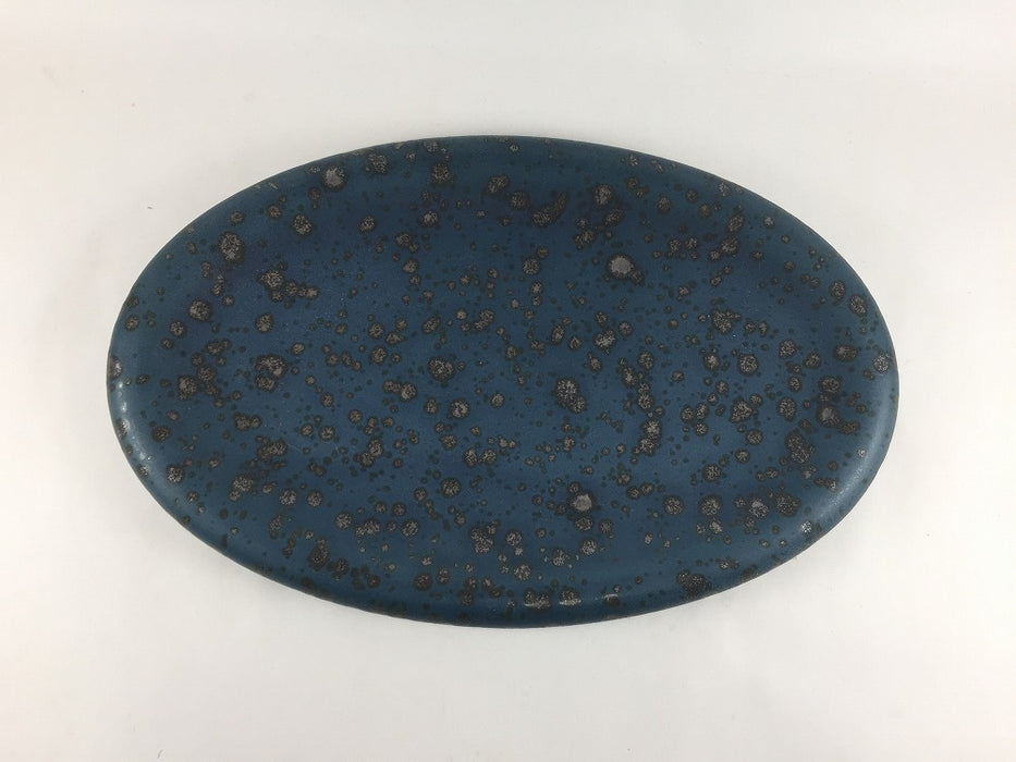 260オーバルデント　(ブラウンルージュ/青銅)　26cm　有田焼(j.R)