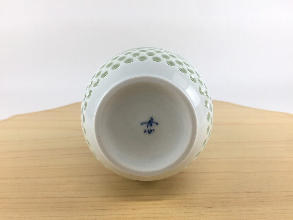 280cc丸徳利　水晶丸詰　8cm　波佐見焼(j.R)