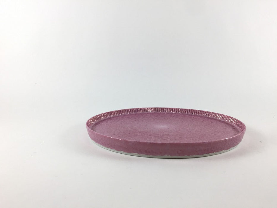 【SALE】145e-plate　pinkpearl　15cm　波佐見焼【訳あり】