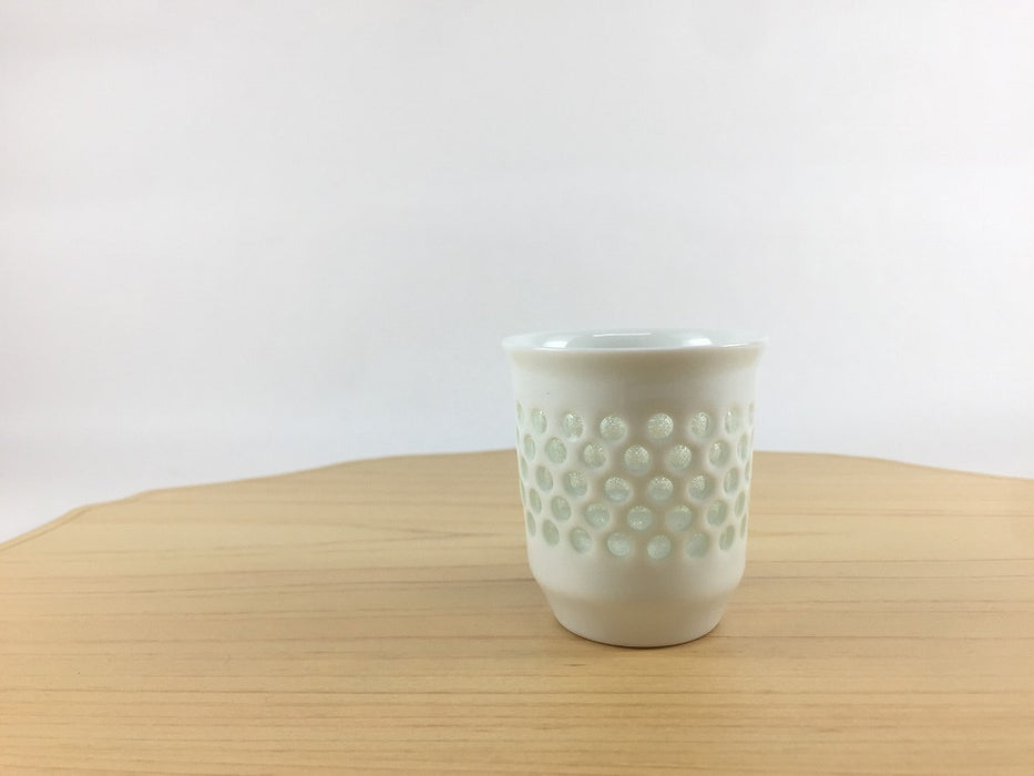 60cc筒盃　水晶丸詰　5cm　波佐見焼(j.R)