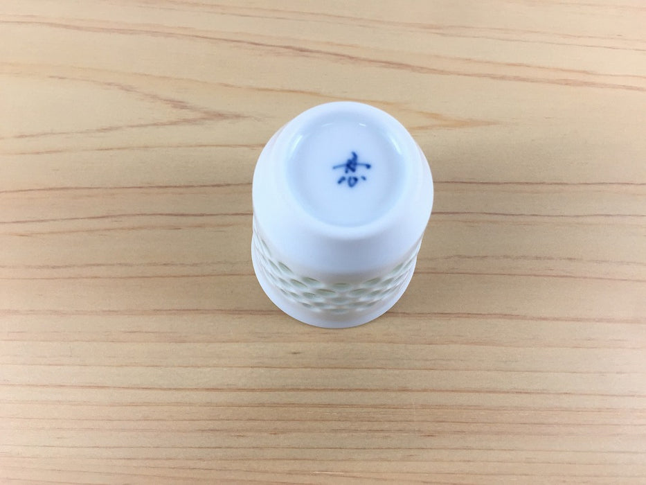 60cc筒盃　水晶丸詰　5cm　波佐見焼(j.R)