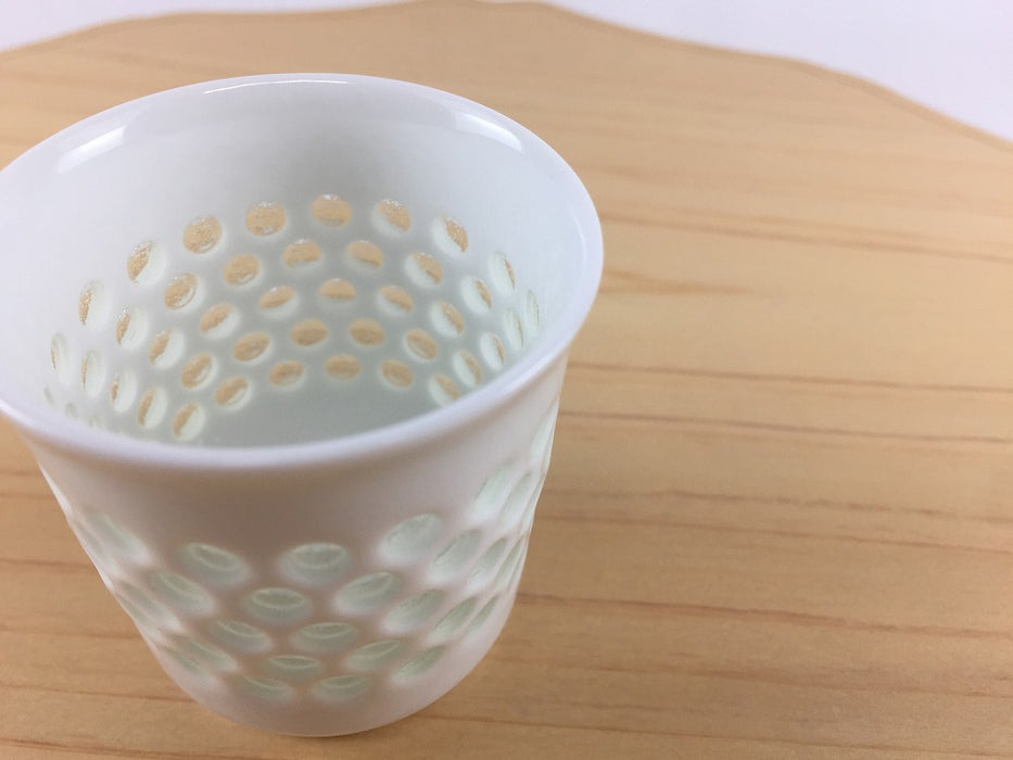60cc筒盃　水晶丸詰　5cm　波佐見焼(j.R)