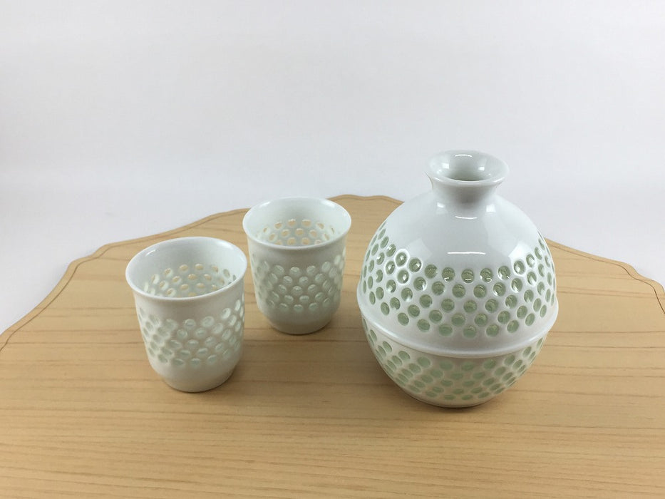 280cc丸徳利　水晶丸詰　8cm　波佐見焼(j.R)