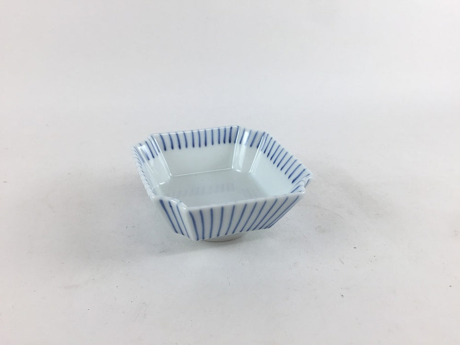 隅入り高台小付　十草(ゴス/赤ゴス)　6.5cm　有田焼 (j.R)