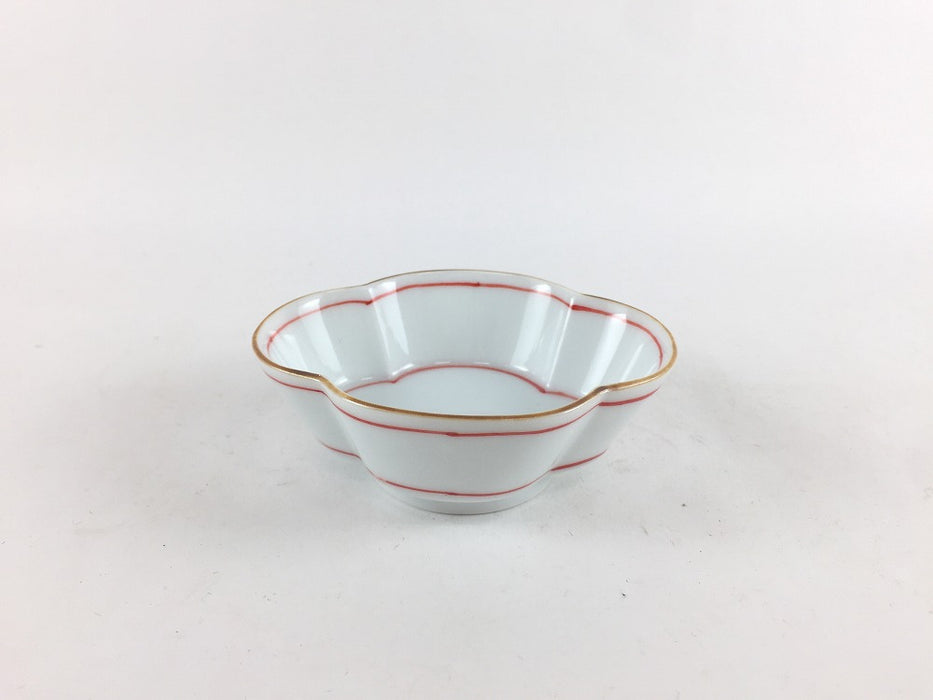 木甲高台小付　渕サビ(ゴス線/赤ゴス線)　8cm　有田焼