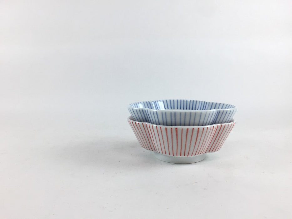 木甲高台小付　十草(ゴス/赤ゴス)　8cm　有田焼(j.R)