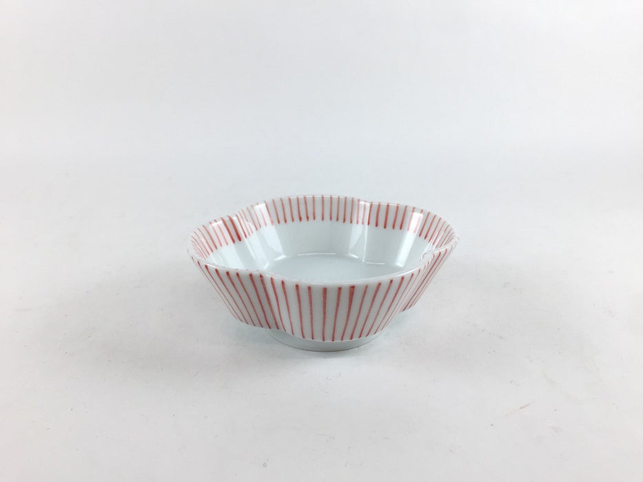 木甲高台小付　十草(ゴス/赤ゴス)　8cm　有田焼(j.R)