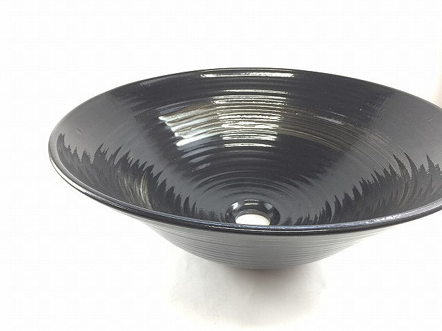 【SALE】39cm手洗鉢.黒茶はけ【訳あり】【金具別】(j.R)