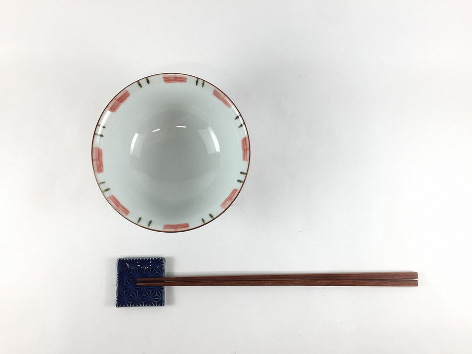 【SALE】麦ワラ手茶付　赤/青　12cm　肥前有田焼(吉田焼)【訳あり】