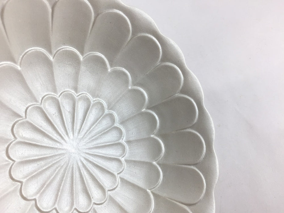 菊彫向付　(金彩/銀彩)　16cm　有田焼　(j.R)