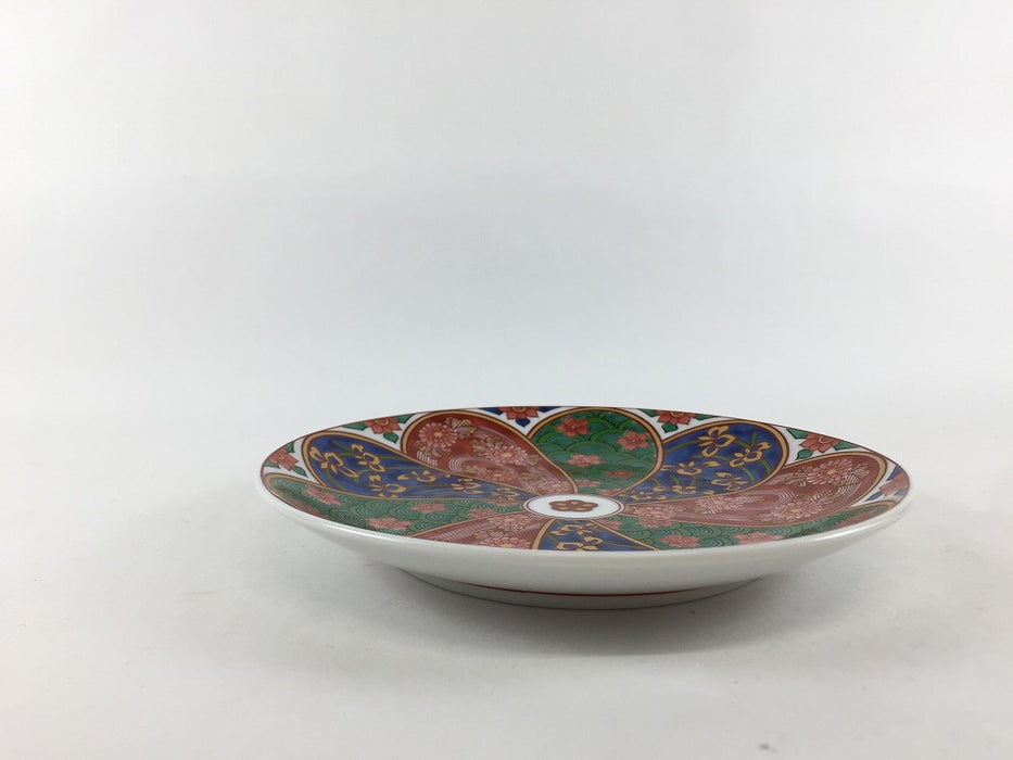 【SALE】15cm古伊万里皿　菊割文　肥前有田焼【訳あり】