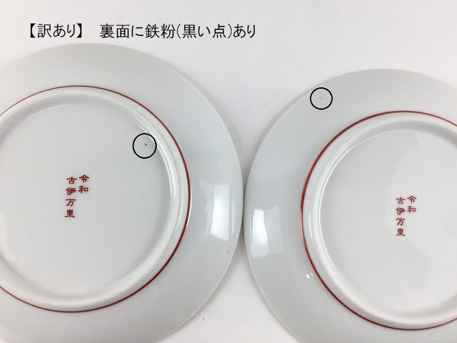 【SALE】15cm古伊万里皿　菊割文　肥前有田焼【訳あり】