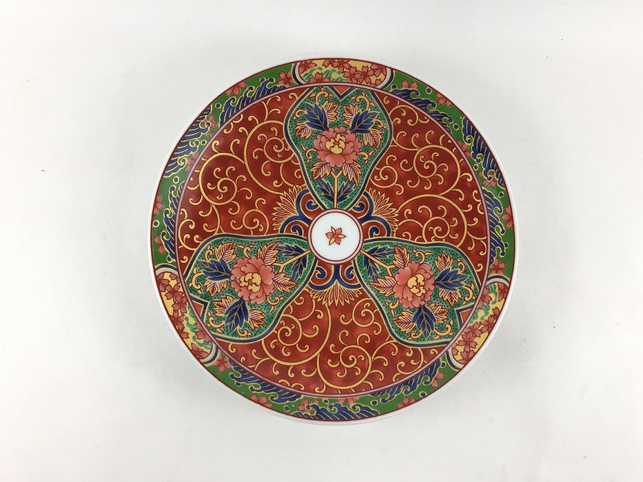 【SALE】15cm古伊万里皿　間取文　肥前有田焼【訳あり】