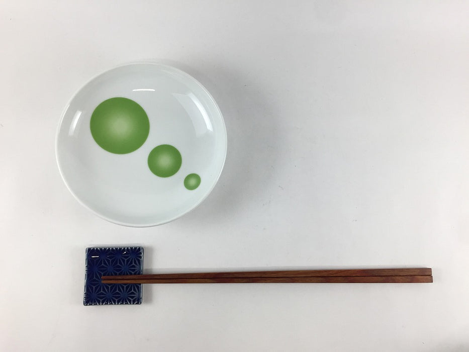 【SALE】3.5寸皿　ビーンズ(緑/ピンク/赤/黒/水色)　12cm　有田焼【訳あり】