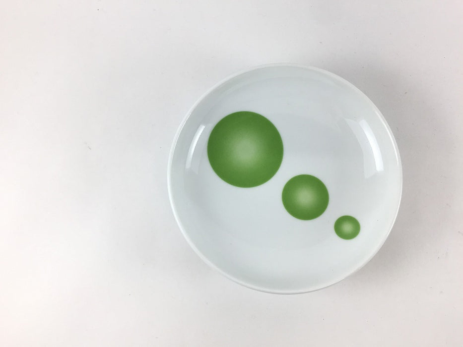 【SALE】3.5寸皿　ビーンズ(緑/ピンク/赤/黒/水色)　12cm　有田焼【訳あり】