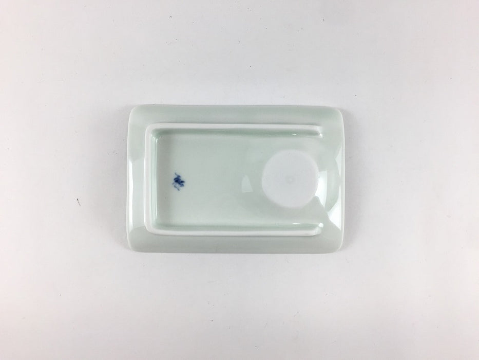 チョコ皿　藍(渦/市松/丸紋)　11.5cm　波佐見焼(j.R)