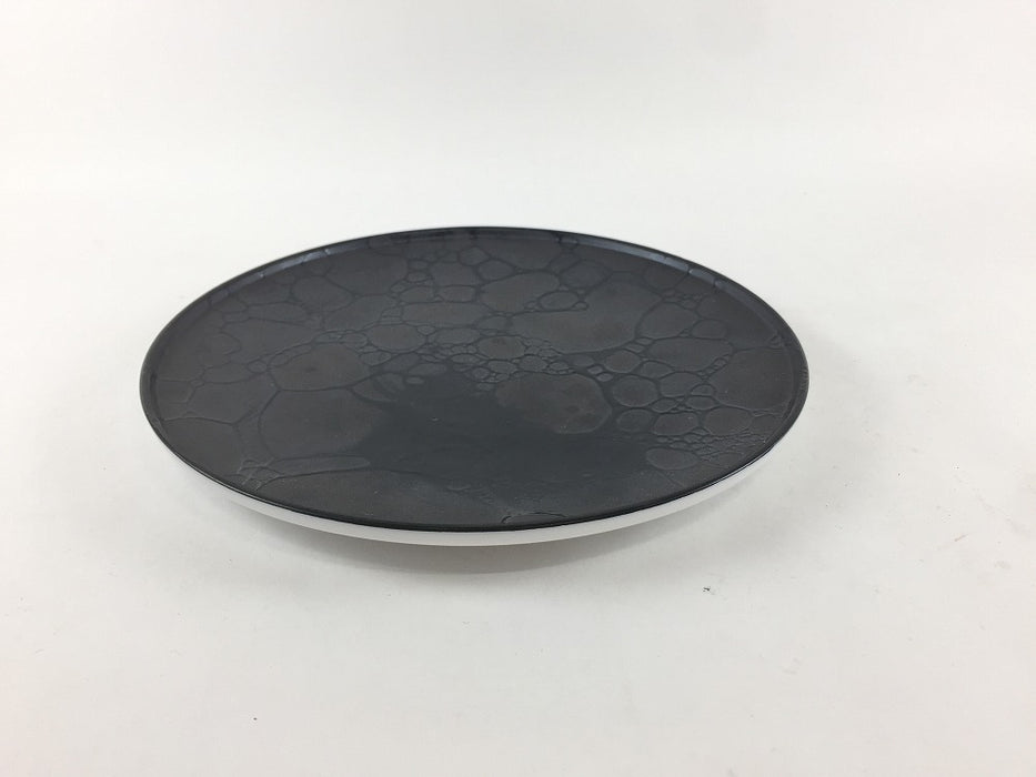 【SALE】志野泡黒吹　frame16cmプレート　有田焼【訳あり】